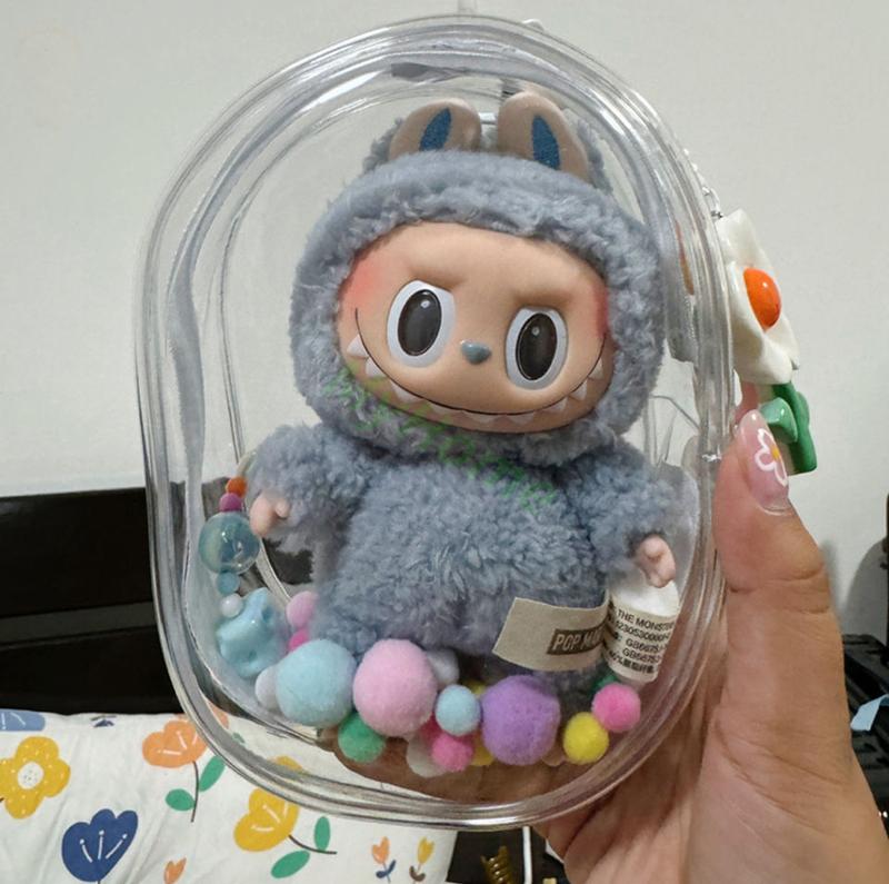 Product Introduction of 18cm Tas Pouch Upset Duck PVC Tas PVC Upset Duck transparent storage bag pouch Upset Duck (only bag) Tas Penutup Pelindung Untuk Boneka tas upset duck(sell only Tas transparan) 22