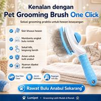 Gambar Lumipet Sisir Grooming Kucing Anjing One Click Self Cleaning Slicker Brush Pet Grooming Tool Penghilang Bulu Rontok Bulu Mati Kotoran Pada Bulu Anabul Tombol Pembersih Praktis Aman Digunakan Untuk Kucing dan Anjing Perawatan Bulu di Rumah - Pink dari Lumipet Store Kota Tangerang Selatan 2 Tokopedia