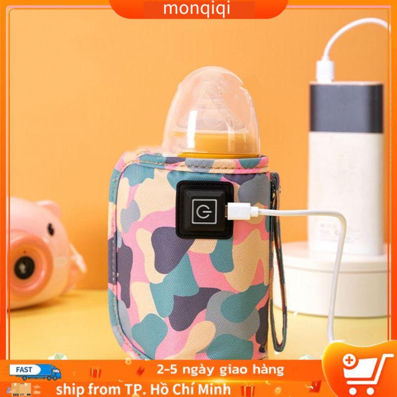 Túi Hâm Ủ Bình Sữa Di Động Cho Bé Giữ Nhiệt Thông Minh Đa Năng Từ 40-60 Độ Có Dây Sạc Đi Kèm Kem Máy Tiệt Trùng.Vỏ cách nhiệt bình USB ngoài trời di động sưởi ấm cho trẻ em vỏ sữa ấm áp nhiệt độ không đổi ngoài trời sữa ấm tạo tác