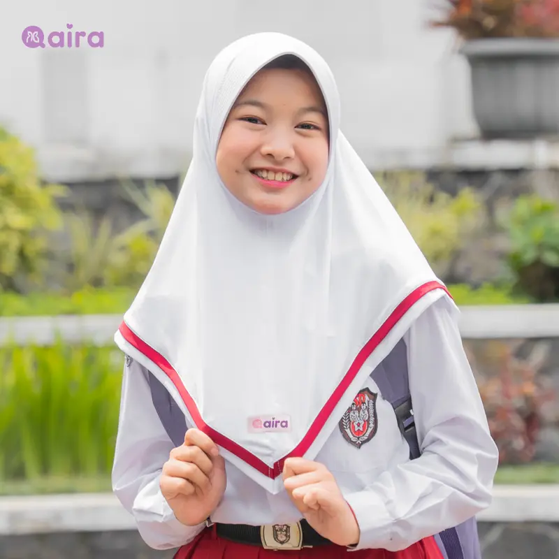 Qaira Jilbab Anak Sekolah Instan Jersey Back to School Series 1
