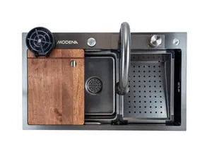 Modena KS 3190 HTGM sink + tap KS3190HTGM Bak Cuci Piring Multifungsi