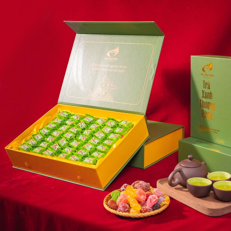 Set Quà Biếu 2025 - 630G Trà Nõn Tôm Thái Nguyên Thượng Hạng Chè, Tea