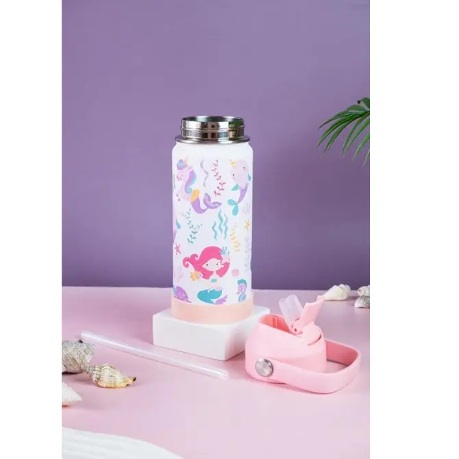 DUO Botol Minum Stainless Mulfifungsi Print Emboss 4