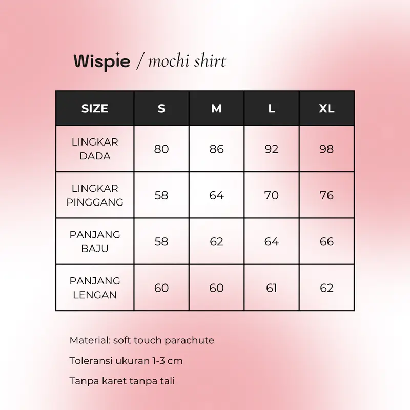 Wispie Mochi Shirt | Kemeja Wanita Lengan Panjang Tali Pita Slim Fit Soft Touch Parachute Blue Pink Cream Grey 1