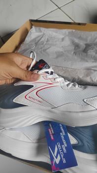 Product Review of Spotec Running Orbit  Sepatu Lari Pria Wanita Putih - Biru Tua from I**n F**n 0