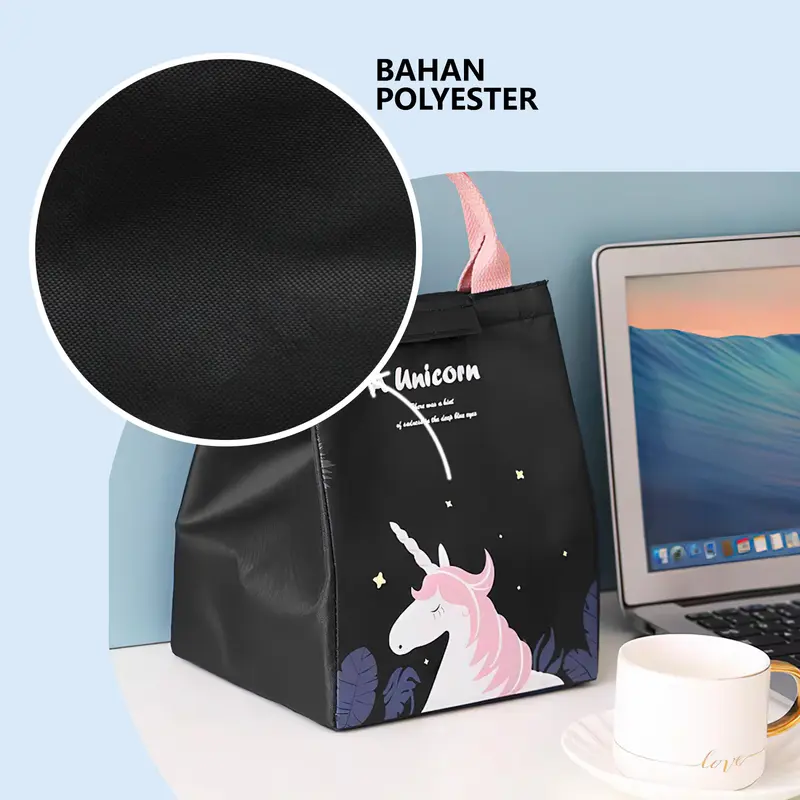 Tas Bekal Makan Waterproof Serbaguna Tempat Bekal Makanan Motif Pony Terlaris -NC3 1