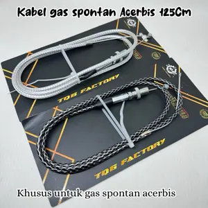 Kabel Gas TQ6 125CM Khusus untuk GAS SPONTAN ACERBIS Tali gas TQ6 125cm