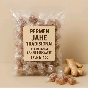 Permen jahe Asli 1 pack isi 100 pcs Permen jahe special bisa untuk ibu hamil & anak anak