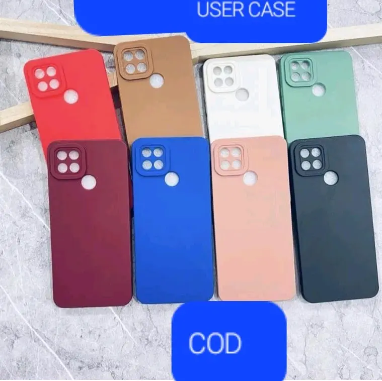 OPPOO A15 A15S A35 CASE PRO CAMERA MACARON CASING SOFTCASE SILIKON