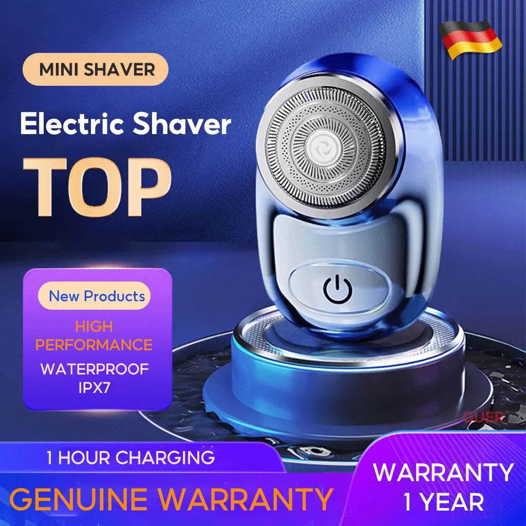 Máy cạo râu điện mini cầm tay đầu dao nổi cạo râu toàn diện phù hợp với mặt máy cạo râu điện