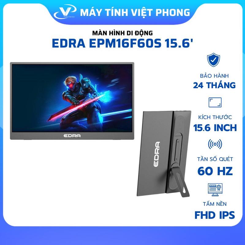 MÀN HÌNH DI ĐỘNG EDRA EPM16F60S 15.6 inch FullHD 60Hz