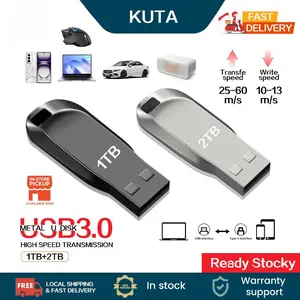 Flash Drive USB Kecepatan Tinggi 3.0 Kapasitas Besar 2TB 1TB  Mini untuk PC dan Ponsel - Otg, Storage