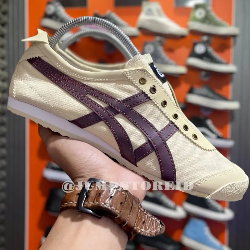 Promo Sepatu Kasual Onits Onsu Slip On Tiger mexico 66 INK Sepatu Pria Dan Wanita