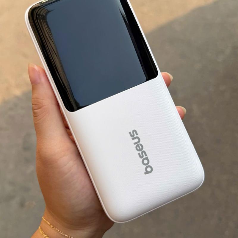 Baseus Pin Sạc Dự Phòng 20000mAh Chính Hãng, 3C Sạc Nhanh, 2 Dây C và L, Dung Lượng Lớn, Chất Lượng Đảm Bảo