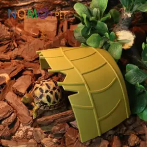 Hiding Cave Reptile Plastic Cave  Tempat Sembunyi Hewan Pot Kuning Nomoy  NA-12 Large NA-13 Small