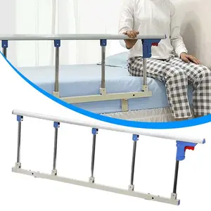 Siderail Bed Pasien Bed Side Rail Rumah Sakit Bed Assist Rail Folded Safety Bed Rail Bed Rail Lansia Alat Bantu Bangun Lansia Bed Pasien 2 Crank
