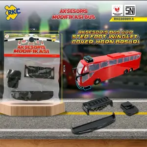 RKC Official Store Aksesoris 1 set winglet corong pijakan Miniatur Bus UHD Tronton