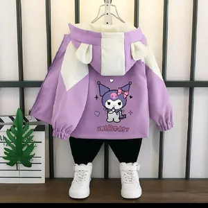 JAKET ANAK PEREMPUAN BERGAMBAT KUROMI1 TAHAN ANGIN Cantik Bahan Premium Nyaman Digunakan Resleting Lancar Jahitan Kuat Rapih - Fashion