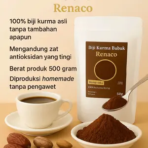 Kopi Kurma bubuk 500 gram murni by Renaco Serbuk Minuman coffee