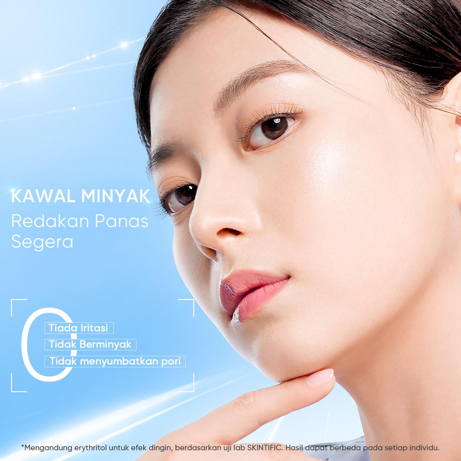 [Make Up 1 Set Lengkap] Skintific 4 Pcs Matte Cushion + 5X Ceramide Barrier Moisture Gel - Light Texture+5X Ceramide Serum Sunscreen+ Ultra Cover Powder Foundation | Makeup Sekaligus Skincare, Cocok Untuk Kulit Berminyak & Berjerawat