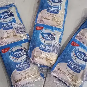 Susu SKM Kemasan Kental Manis Frisian Flag Renteng isi 6 Susu Bendera Putih Coklat Renceng bendera Formula Pertumbuhan