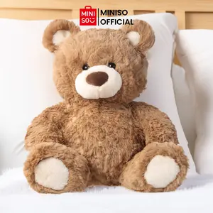 MINISO Gift Bear Collection Sit Nicely Plush Toy Boneka Beruang Boneka Bear