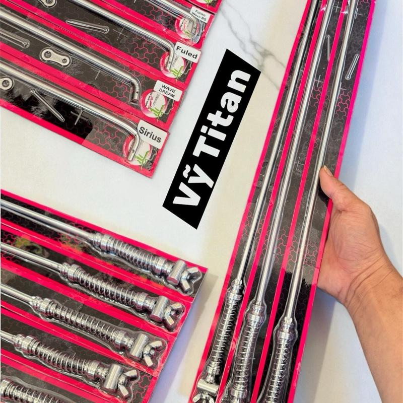  Đũa Thắng inox 304 Gắn Như Zin Cho Nhìu Dòng Xe : Wave   Dream   Fu   Si   Ex Nhỏ ..vv.. 