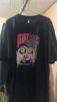 Product Review of Tshirt Kaos Heart Break Girl Atasan Baju Cewek Motif Wanita Katun from A**. 0