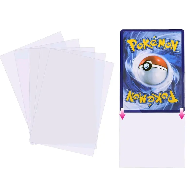 100Pcs Protector Cards Transparent Playing Game Display Card Sleeves(64*89)/(65*90) - TikTok Shop Singapore 100Pcs Protector Cards Transparent Playing Game Display Card Sleeves(64*89)/(65*90) - TikTok Shop Singapore
