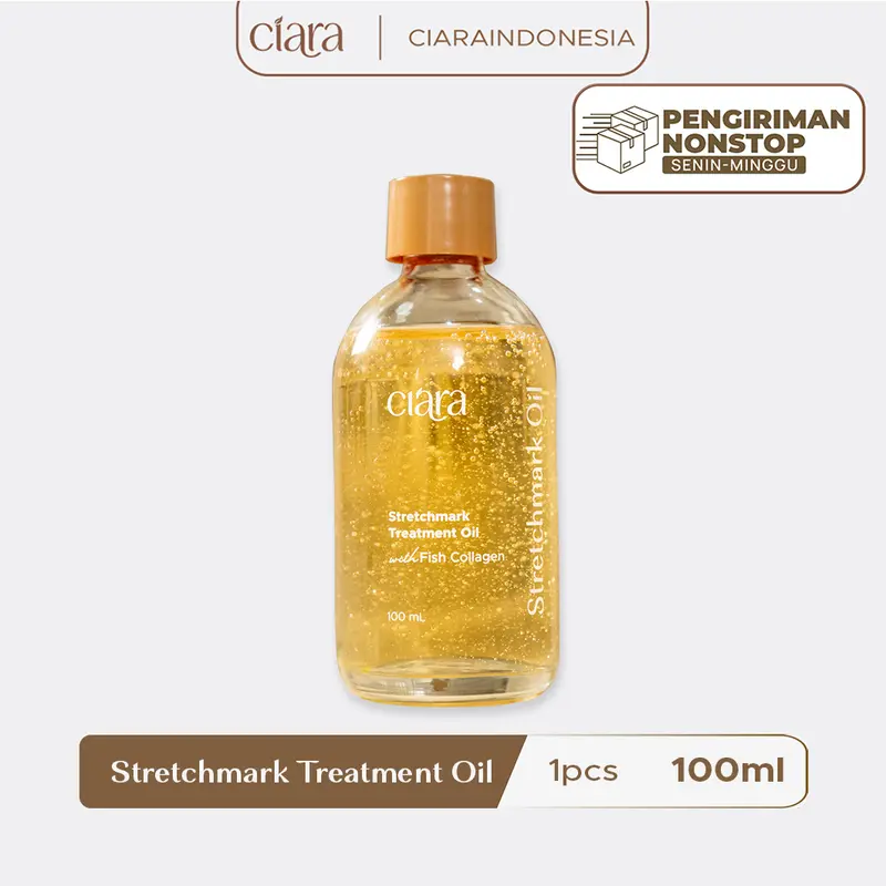 Ciara Stretchmark Treatment Oil Memudarkan Stretchmark dalam 28 Hari 0