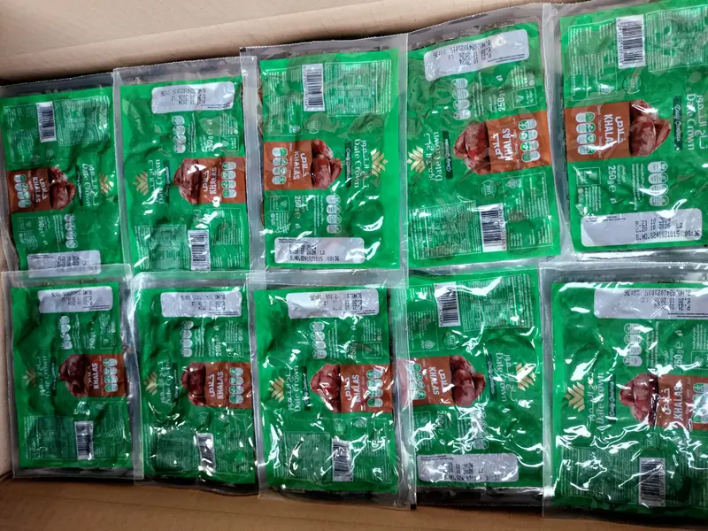 Kurma khalas Date Crown 250g Frehs Kurma Vacuum Basah Panen Baru Exp 2026 5