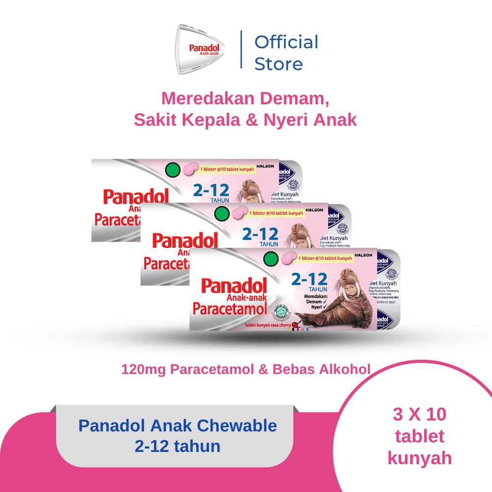 Panadol Anak Chew Cherry 1 - TRIPLEPACK