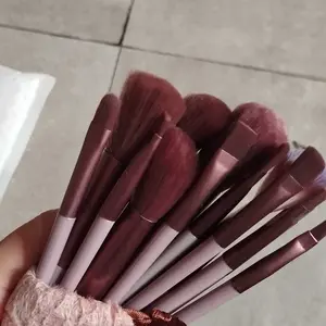 Brush Makeup 13PCS Kuas Set Make up Brush Kecantikan Set Bulu Lembut Blush Model Portabel 0122 Blender