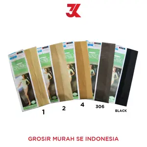 12pasang Sheleg Stocking Celana Wanita Kantor Kerja Polos Warna Cream Hitam Abu Putih Grosir3K