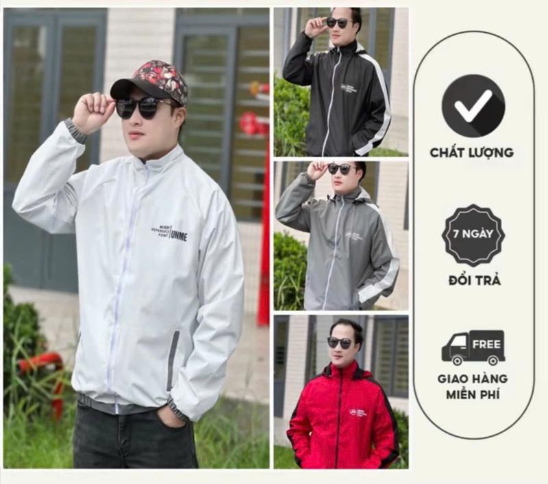 (2 lớp) Áo khoác gió 2 mặt (Áo có mũ) chống nước, chống bụi nhẹ cao cấp new2025 JACKET! UNISEX