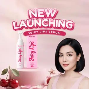dr. Netha Juicy Lip Serum - Pemerah Bibir Alami, Lembap & Pink Glowing