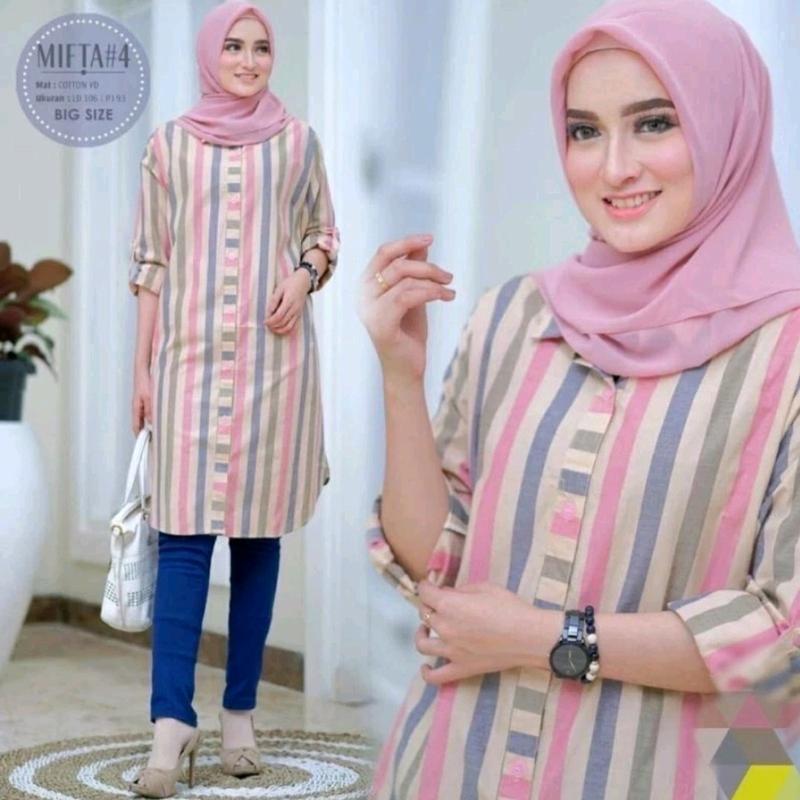 DANITA TUNIK//TUNIK WANITA MOTIF SALUR//ATASAN WANITA TERLARIS MOTIF SALUR 0
