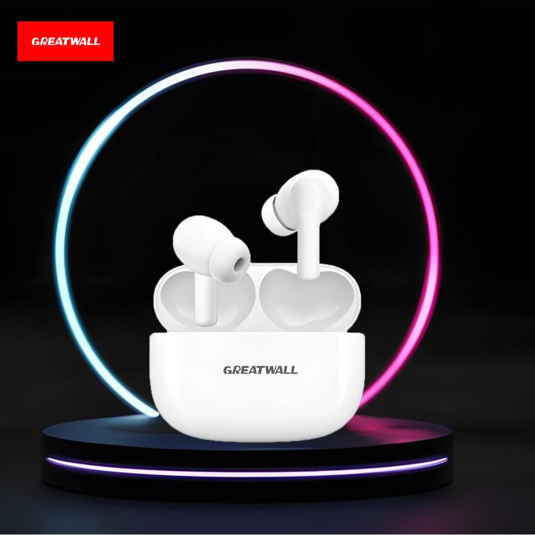AI Wireless Tws Smart Touch Control Headphone Nirkabel Bluetooth 5.2 Earphone Sport Earbud Headset Musik untuk Semua Ponsel Pintar