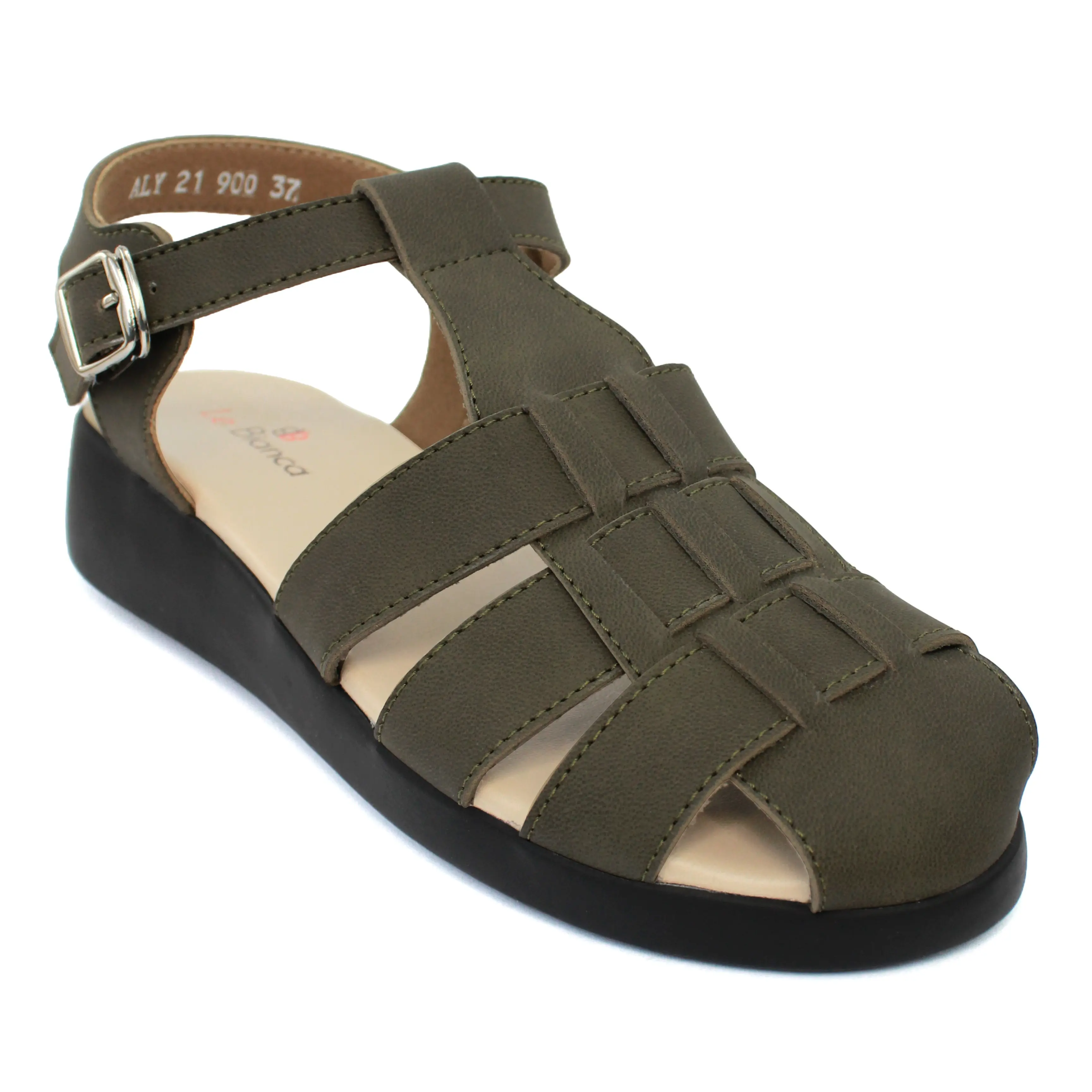 Le Bianca ALY 21-0900 Sepatu Sendal Wanita Flat Sandal Army