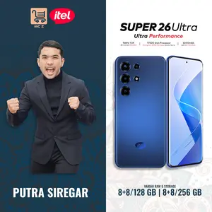 [EXCLUSIVE PUTRA SIREGAR] OFFICIAL ITEL S26 ULTRA - 8+8/128GB | 8+8/256GB - T7300 Ultra Gaming Processor - Corning Gorilla 7i - IP65 - 3D Curved Amoled Screen - 6000mAH