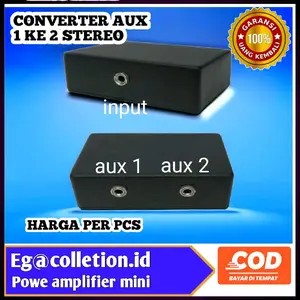 konverter aux 1 jadi 2/pararel aux