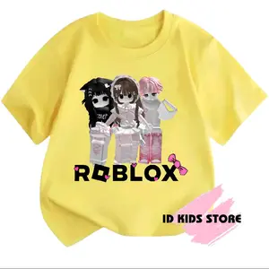 kaos atasan anak cewek gambar ROBLOX unisex usia 2-12TH baju kaos oblong anak perempuan fashion