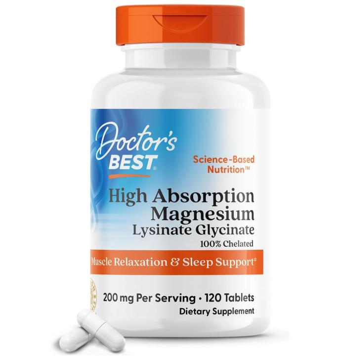 Doctor's Best High Absorption 200 mg Magnesium L-Glycinate 2
