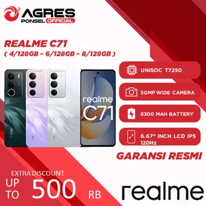 realme C71 4/128GB - 6/128GB - 8/128GB | Garansi Resmi realme Indonesia