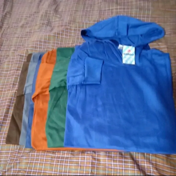 Kaos Sawah Lengan Panjang Kupluk PE Evaldo untuk Pria Kerja Nyaman, Polos, Baju