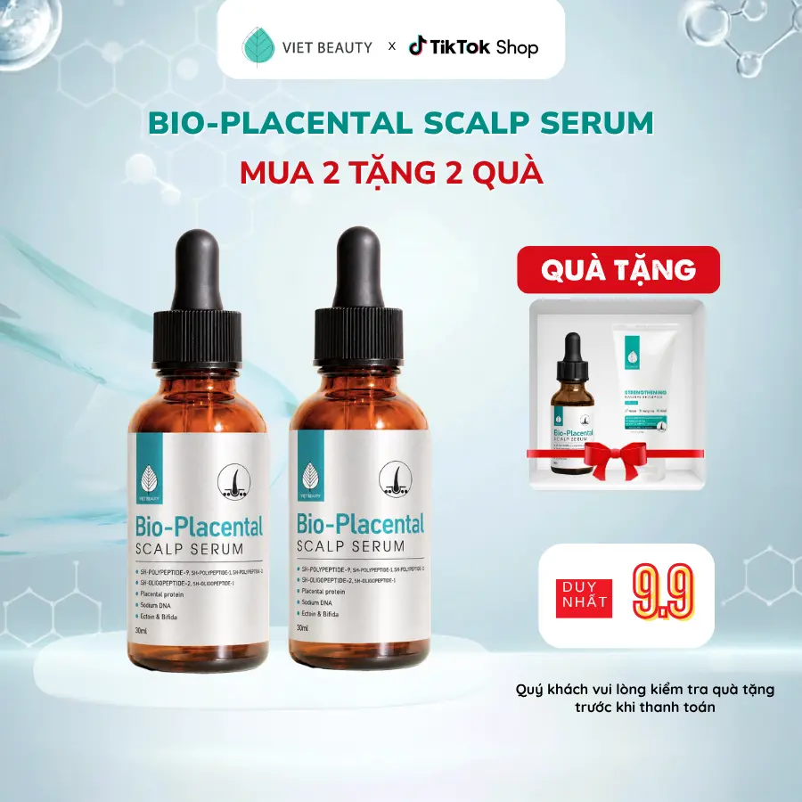 Serum Dưỡng Nang Tóc & Da Đầu Bioplacental Scalp Serum Giúp Giảm Rụng Tóc, Hỗ Trợ Mọc Tóc