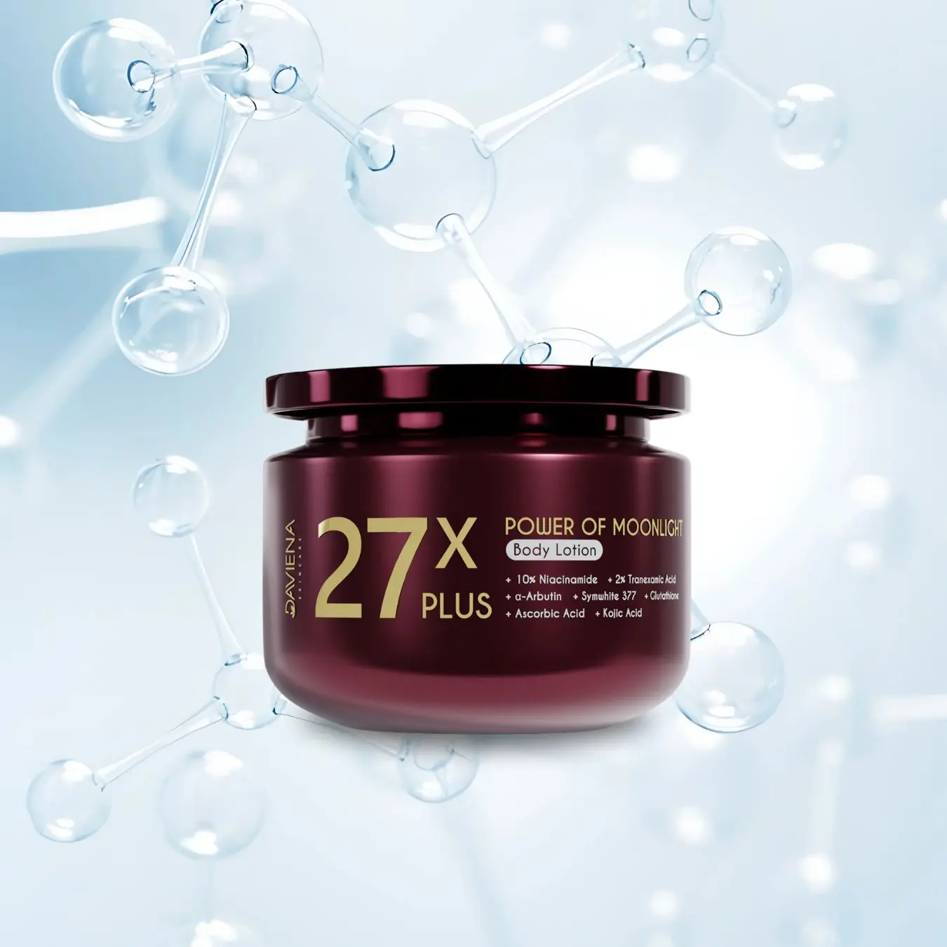 ( Dapat 1 ) "New Formula" 27X Plus Power Of Moonlight Body Lotion | Daviena Skincare