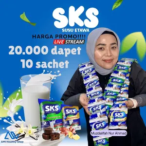 SKS Susu Etawa - Favorit Bunda Muzdalifah - Asli Susu Etawa No.1 Susu Keluarga Sehat - Tinggi Kalsium & Vitamin D - FYP Bubuk Milk  Minuman Kambing Etawa