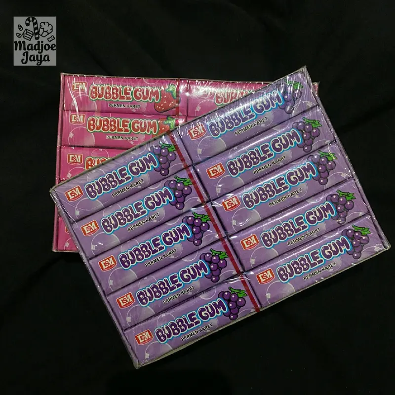 DSM Bubble Gum Box Pack Isi 20 Pcs, Permen karet Default