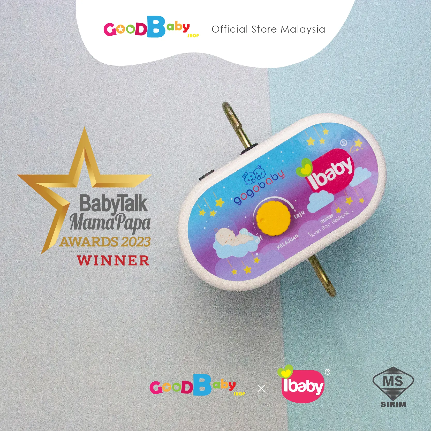 TOP1SELL IN MALAYSIA ibaby gogo electronic baby cradle